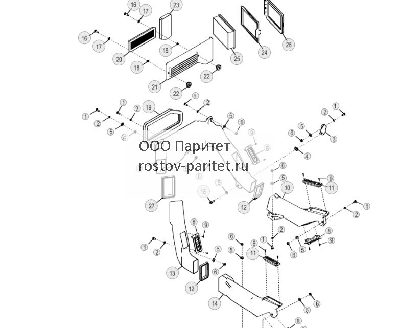 Обогреватель кабины и кондиционер, ручное управление ( - 269401) - ST2570 289.jpg